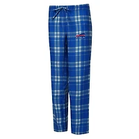 Women's Concepts Sport  Heather Gray/Royal Buffalo Bills Regulate Plaid Tank Top & Pants Sleep Set
