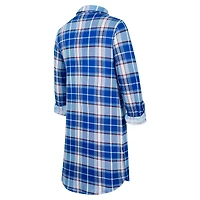 Chemise de nuit en tricot à carreaux Ashford Sport Royal Buffalo Bills pour femme