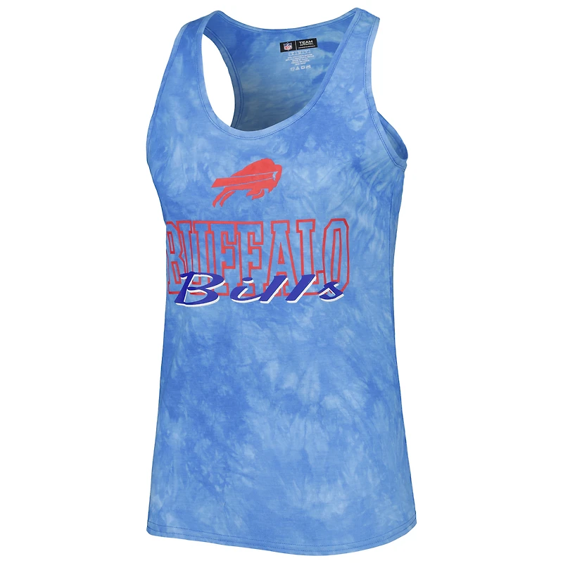 Concepts Sport Royal Buffalo Bills Billboard Ensemble débardeur et short à col rond dos nageur pour femme