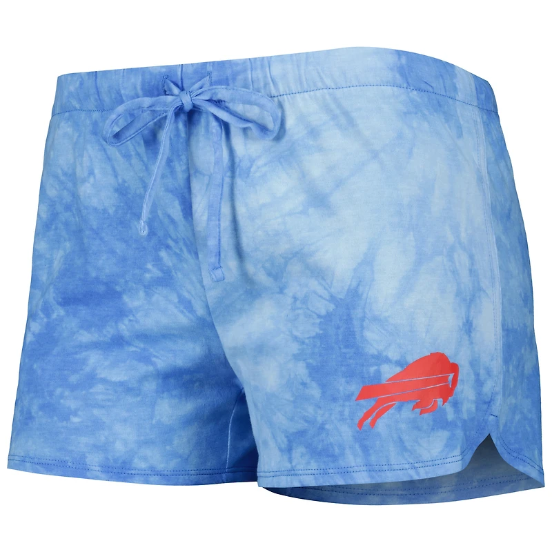 Concepts Sport Royal Buffalo Bills Billboard Ensemble débardeur et short à col rond dos nageur pour femme