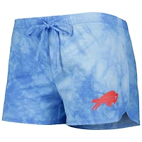 Concepts Sport Royal Buffalo Bills Billboard Ensemble débardeur et short à col rond dos nageur pour femme