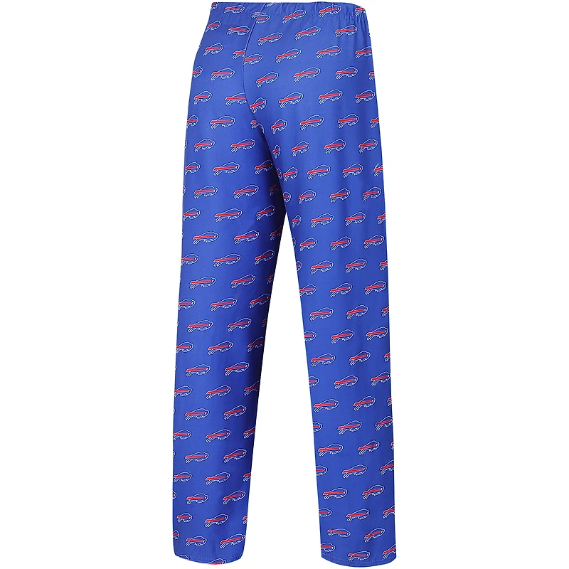 Pantalon de nuit à imprimé intégral pour femme Concepts Sport Royal Buffalo Bills