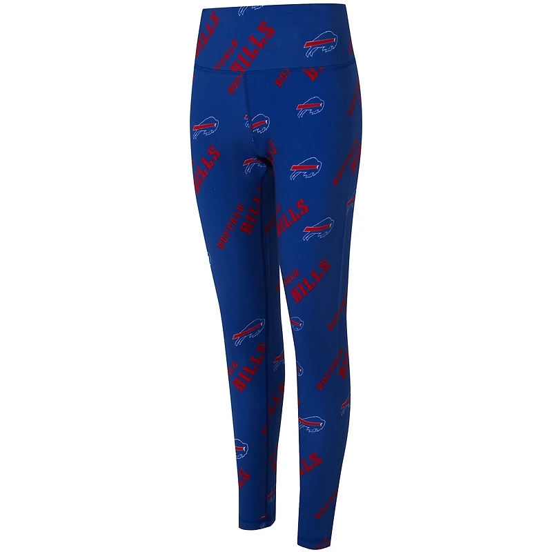 Women's Concepts Sport Royal Buffalo Bills Mosaic Allover Print Leggings