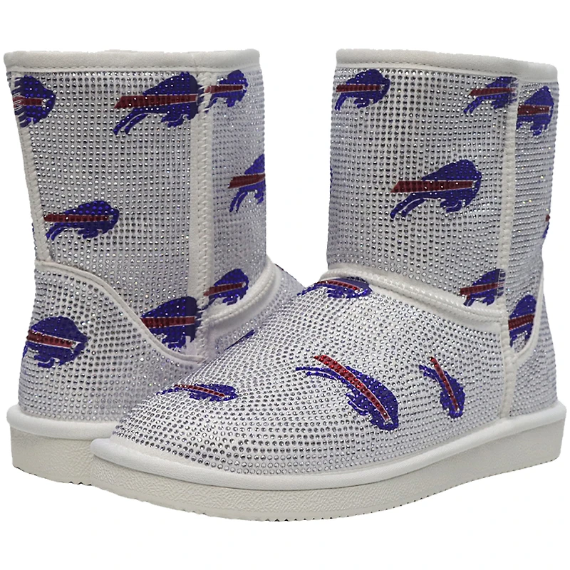 Women's Cuce  Buffalo Bills Logo Pull on Ankle Boots