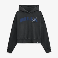 Women's Fanatics Black Buffalo Bills Counter Run Pullover Hoodie