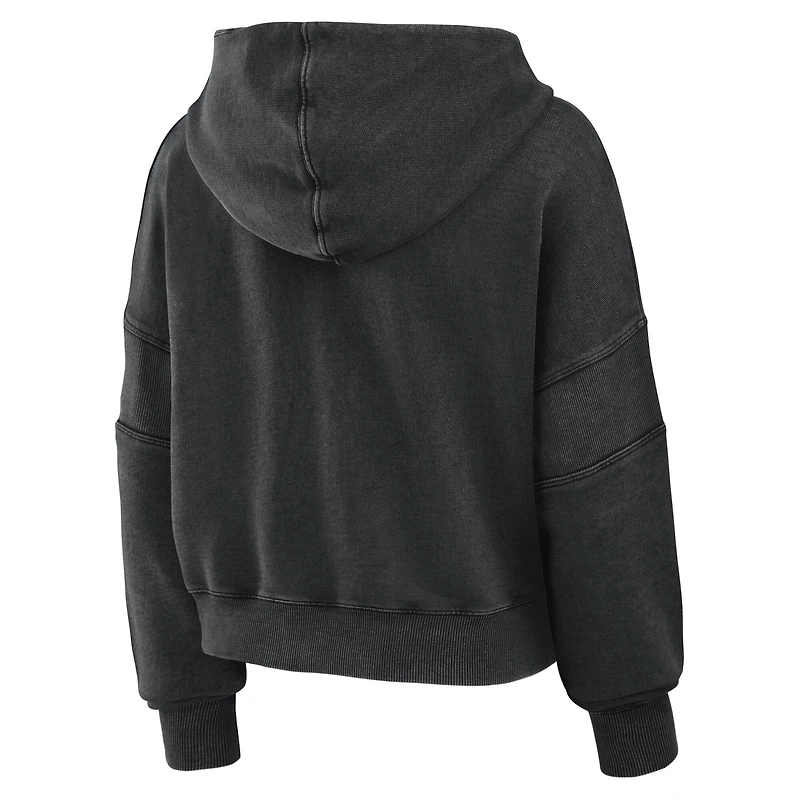 Women's Fanatics Black Buffalo Bills Counter Run Pullover Hoodie