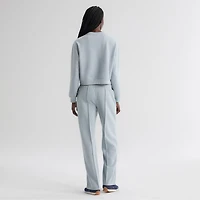 Sweat-shirt oversize à pochette tri-blend bleu des Buffalo Bills pour femmes de Fanatics