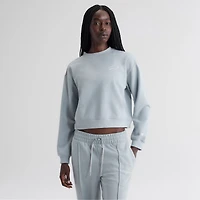 Sweat-shirt oversize à pochette tri-blend bleu des Buffalo Bills pour femmes de Fanatics