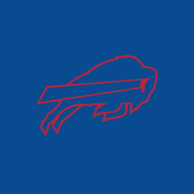 T-shirt à capuche manches longues Fanatics College Royal/White Buffalo Bills Backup Option pour femmes