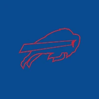 T-shirt à capuche manches longues Fanatics College Royal/White Buffalo Bills Backup Option pour femmes