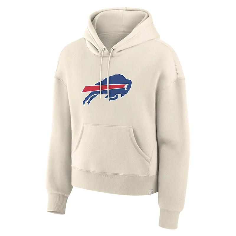 Women's Fanatics Cream Buffalo Bills Dove Legacy Pullover Hoodie