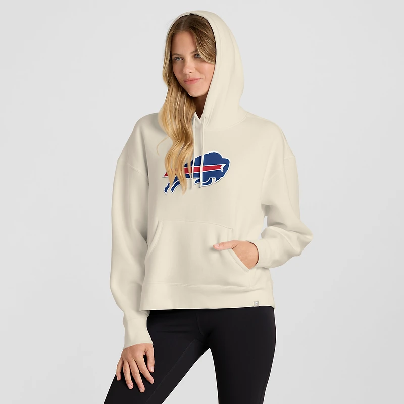Women's Fanatics Cream Buffalo Bills Dove Legacy Pullover Hoodie