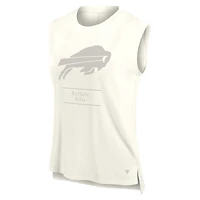 Women's Fanatics Cream Buffalo Bills Studio Embrace Tank Top