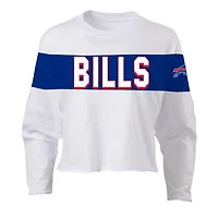T-shirt Fanatics pour femmes, modèle Josh Allen Ash Buffalo Bills, grande taille, nom et numéro