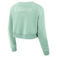 Sweat-shirt court Fanatics Mint Buffalo Bills Studio Tri-Blend pour femme
