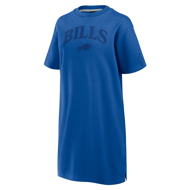 Robe Fanatics Royal Buffalo Bills Elements Go Tri-Blend pour femme
