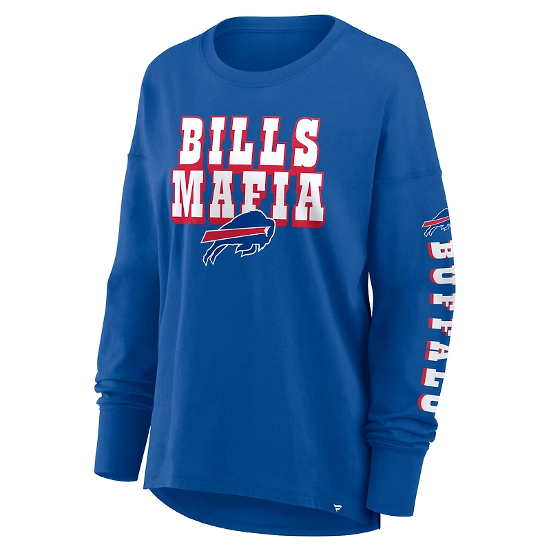 Women's Fanatics Royal Buffalo Bills Hometown Legacy Long Sleeve T-Shirt
