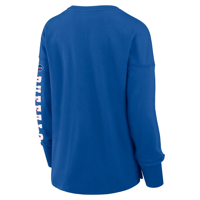 Women's Fanatics Royal Buffalo Bills Hometown Legacy Long Sleeve T-Shirt