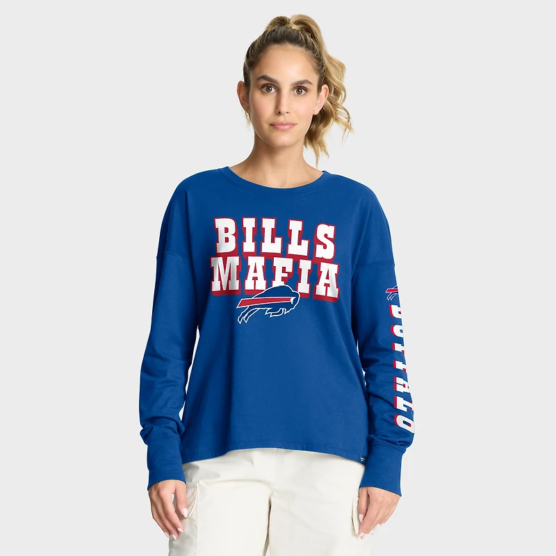 Women's Fanatics Royal Buffalo Bills Hometown Legacy Long Sleeve T-Shirt