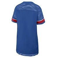 Women's Fanatics Royal Buffalo Bills Oversized Mesh V-Neck Dress