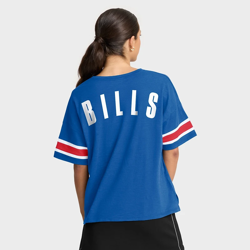 T-shirt Fanatics Royal Buffalo Bills Redzone Curl Route pour femmes