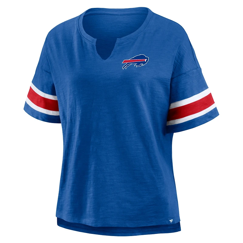Women's Fanatics Royal Buffalo Bills Redzone Curl Route T-Shirt