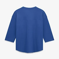 Women's Fanatics  Royal Buffalo Bills Team First Deceptive Juke 3/4-Sleeve V-Neck T-Shirt