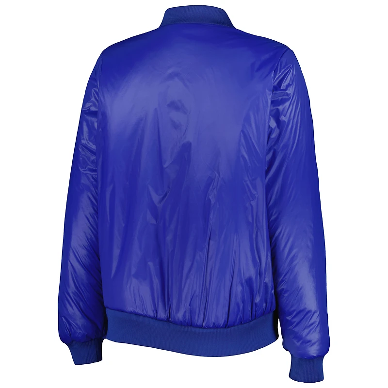 Women's G-III 4Her by Carl Banks Oatmeal/Royal Buffalo Bills Switchback Reversible Full-Zip Jacket