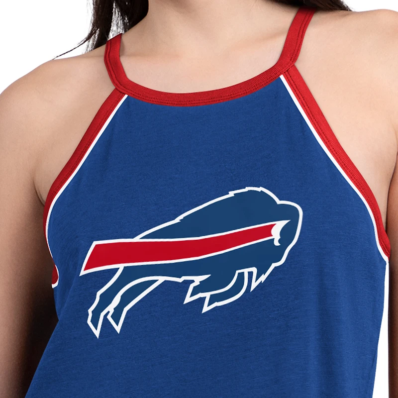 Women's G-III 4Her by Carl Banks Royal Buffalo Bills Redemption Win Slub Tank Top