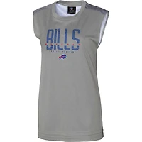 Women's Gray Buffalo Bills No Sweat Tank Top