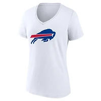 Women's Logo Athletic Royal Buffalo Bills Primary V-Neck T-Shirt