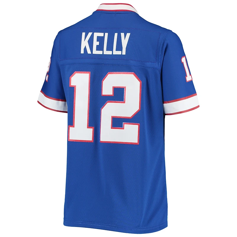 Maillot réplique pour femme Mitchell & Ness Jim Kelly Royal Buffalo Bills 1990 Legacy