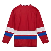 Women's Mitchell & Ness Red Buffalo Bills Big Face 7.0 Long Sleeve Jersey T-Shirt