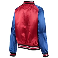 Veste à boutons-pression raglan en satin rouge Buffalo Bills Team 2.0 Mitchell & Ness pour femme
