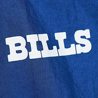 Veste courte entièrement zippée en nylon pour femme Mitchell & Ness Royal Buffalo Bills