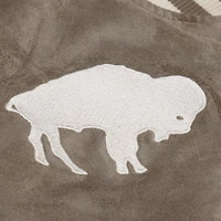 Women's Mitchell & Ness  Tan Buffalo Bills Full-Snap Varsity Jacket