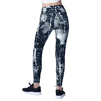 Women's MSX by Michael Strahan Navy Buffalo Bills Serena Tie-Dye Leggings