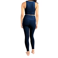Ensemble legging et soutien-gorge midi Buffalo Bills bleu marine pour femmes