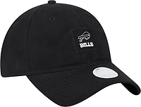 Casquette ajustable 9TWENTY Buffalo Bills en daim noir New Era pour femme
