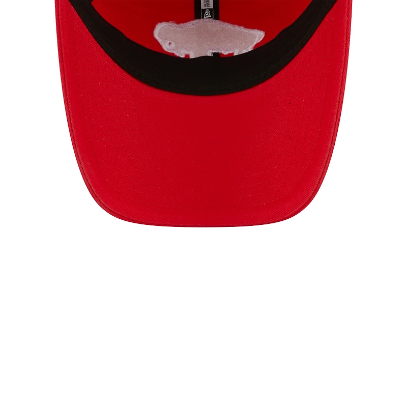 Women's New Era Red Buffalo Bills Core Classic 2.0 Historic 9TWENTY Adjustable Hat