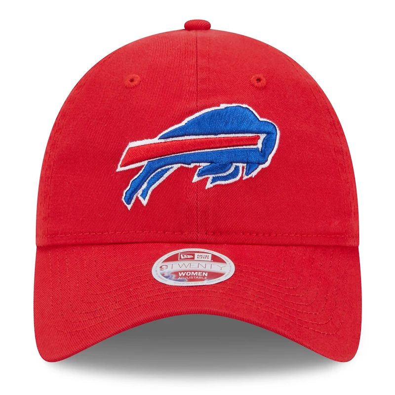 Casquette réglable New Era Buffalo Bills Main Core Classic 2.0 9TWENTY rouge pour femme