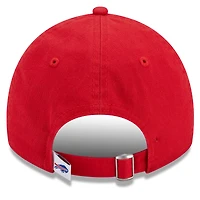 Casquette réglable New Era Buffalo Bills Main Core Classic 2.0 9TWENTY rouge pour femme