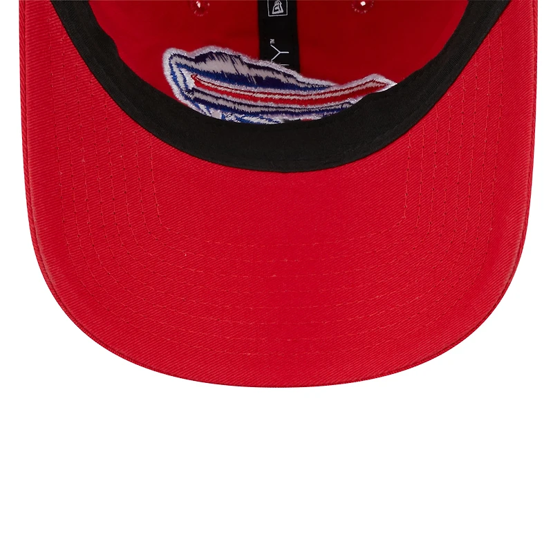 Casquette réglable New Era Buffalo Bills Main Core Classic 2.0 9TWENTY rouge pour femme