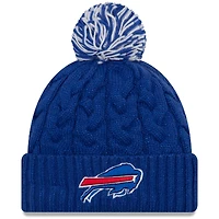 Women's New Era Royal Buffalo Bills Cozy Cable Cuffed Knit Hat