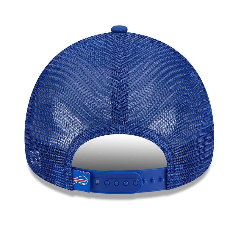 Casquette réglable New Era Royal Buffalo Bills McGee Trucker 9FORTY pour femme