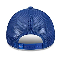 Casquette réglable New Era Royal Buffalo Bills McGee Trucker 9FORTY pour femme
