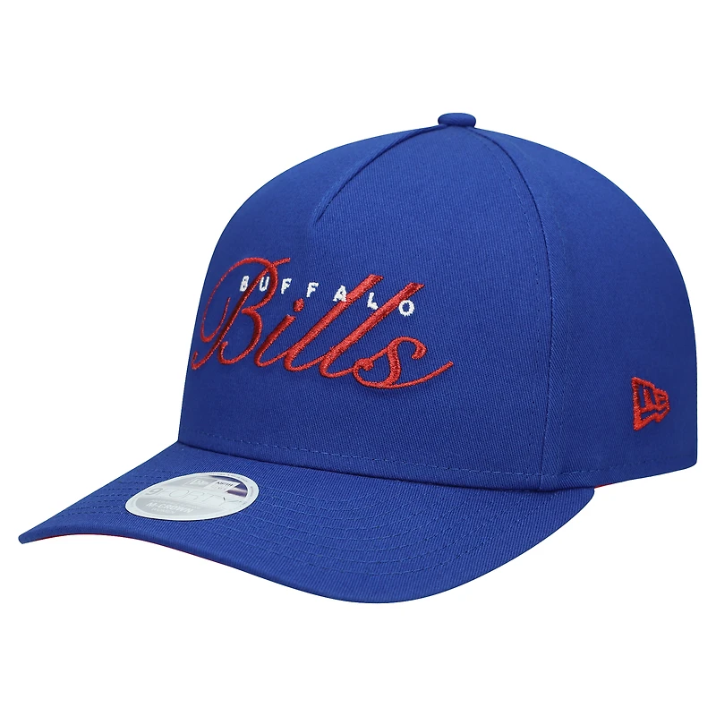Women's New Era Royal Buffalo Bills Metallic 9FORTY M-Crown A-Frame Adjustable Hat