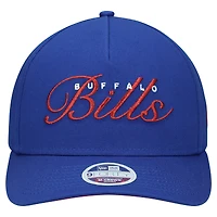 Women's New Era  Royal Buffalo Bills  Metallic 9FORTY M-Crown A-Frame Adjustable Hat