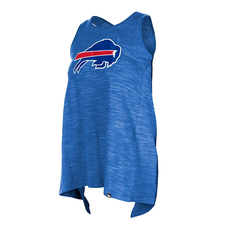 Women's New Era  Royal Buffalo Bills Plus Space Dye Active Tank Top