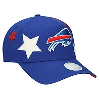 Women's New Era  Royal Buffalo Bills  Stardom A-Frame 9FORTY Adjustable Hat